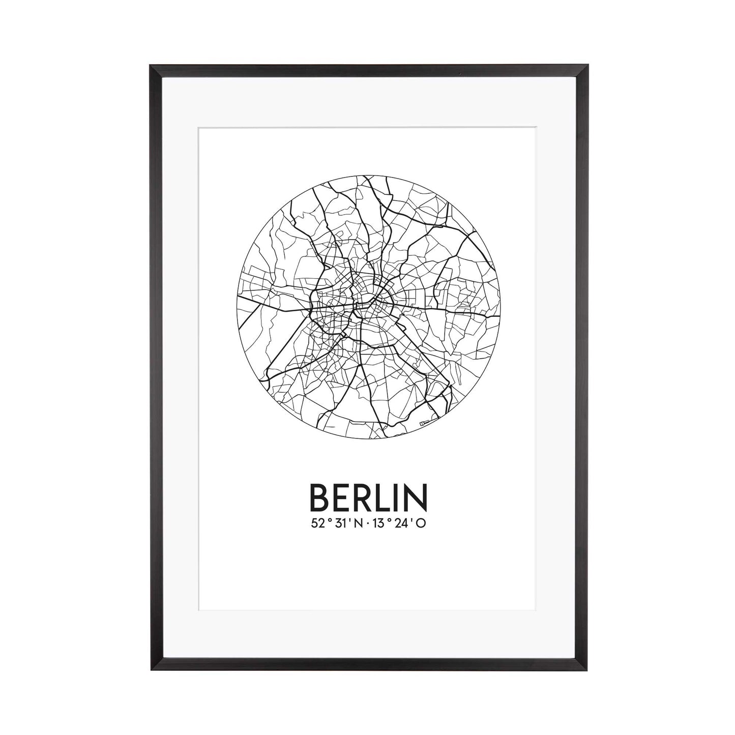 Print personalisierbar | CityMap rund