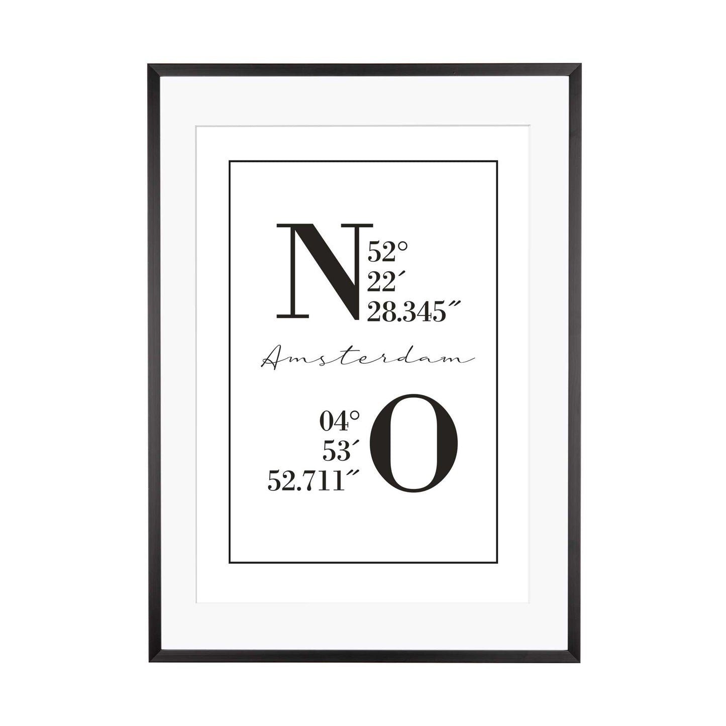 Print personalisierbar| Koordinaten Lieblingsstadt