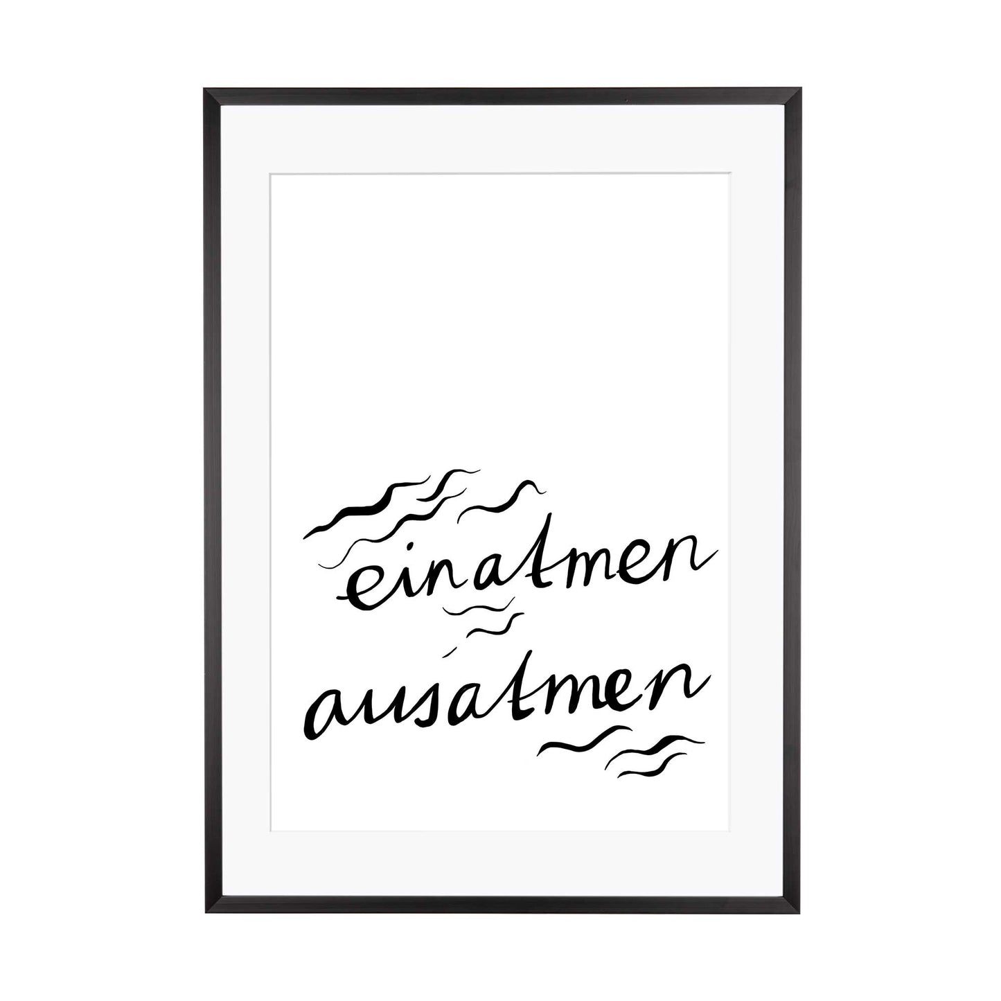 Art Print | Einatmen ausatmen