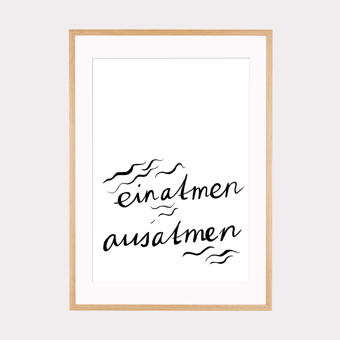 Art Print | Einatmen ausatmen