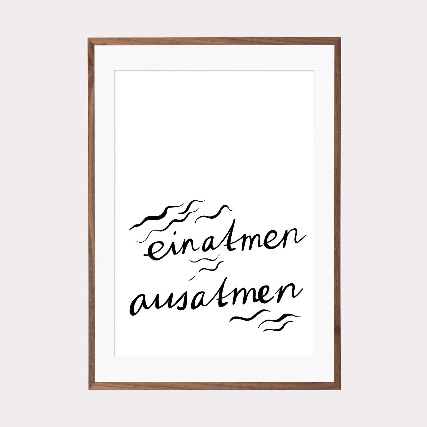 Art Print | Einatmen ausatmen