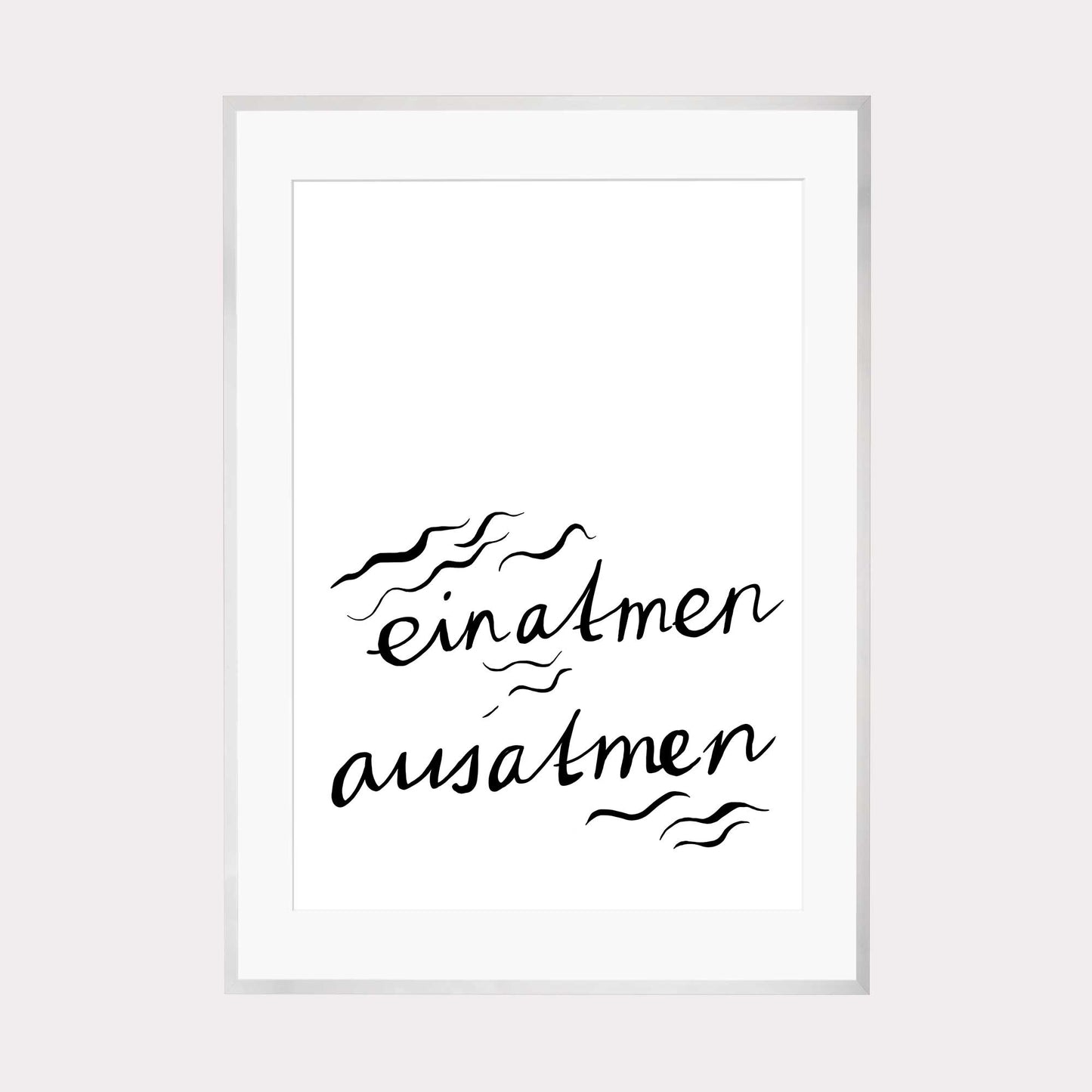 Art Print | Einatmen ausatmen