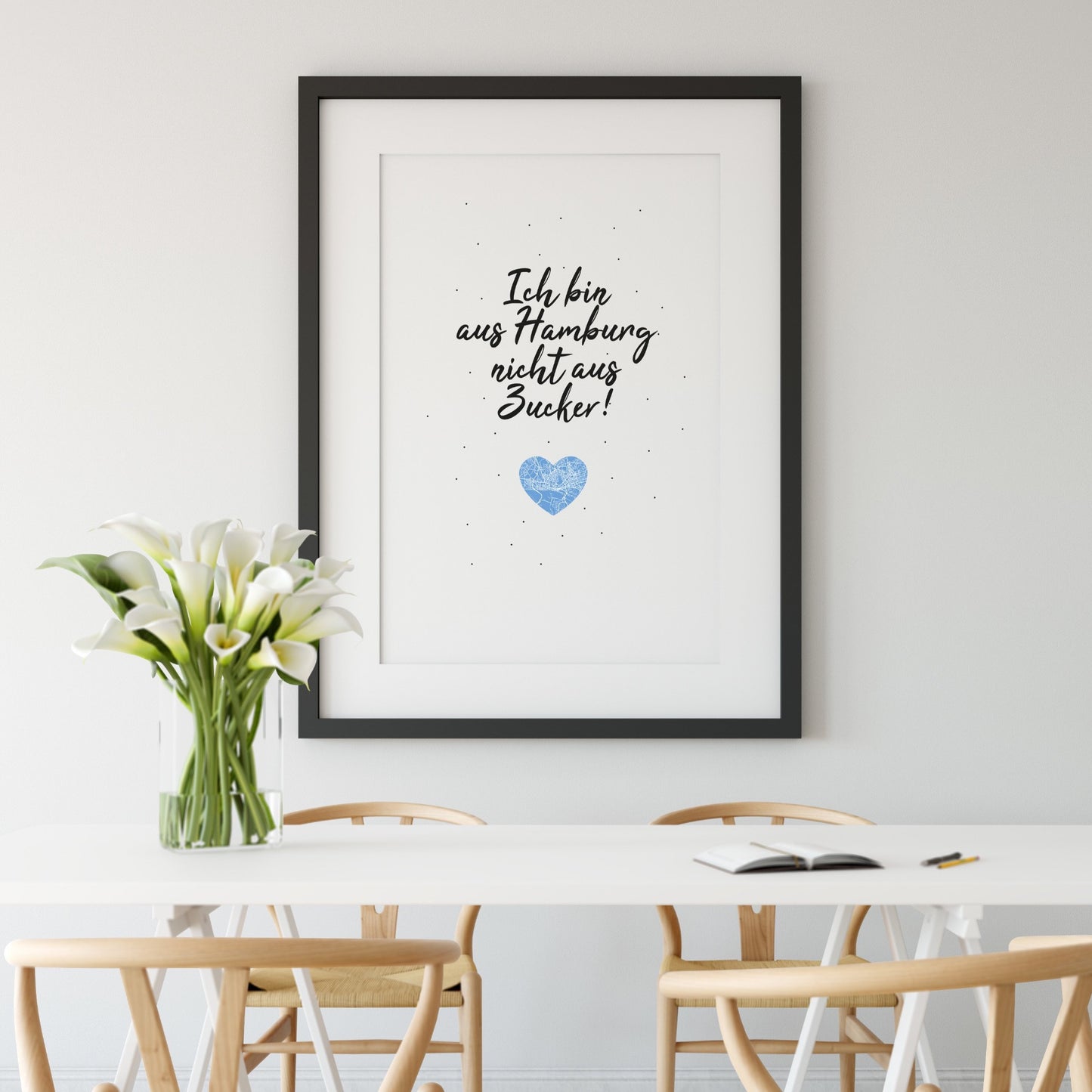 Art Print | Ich bin aus Hamburg nicht aus Zucker