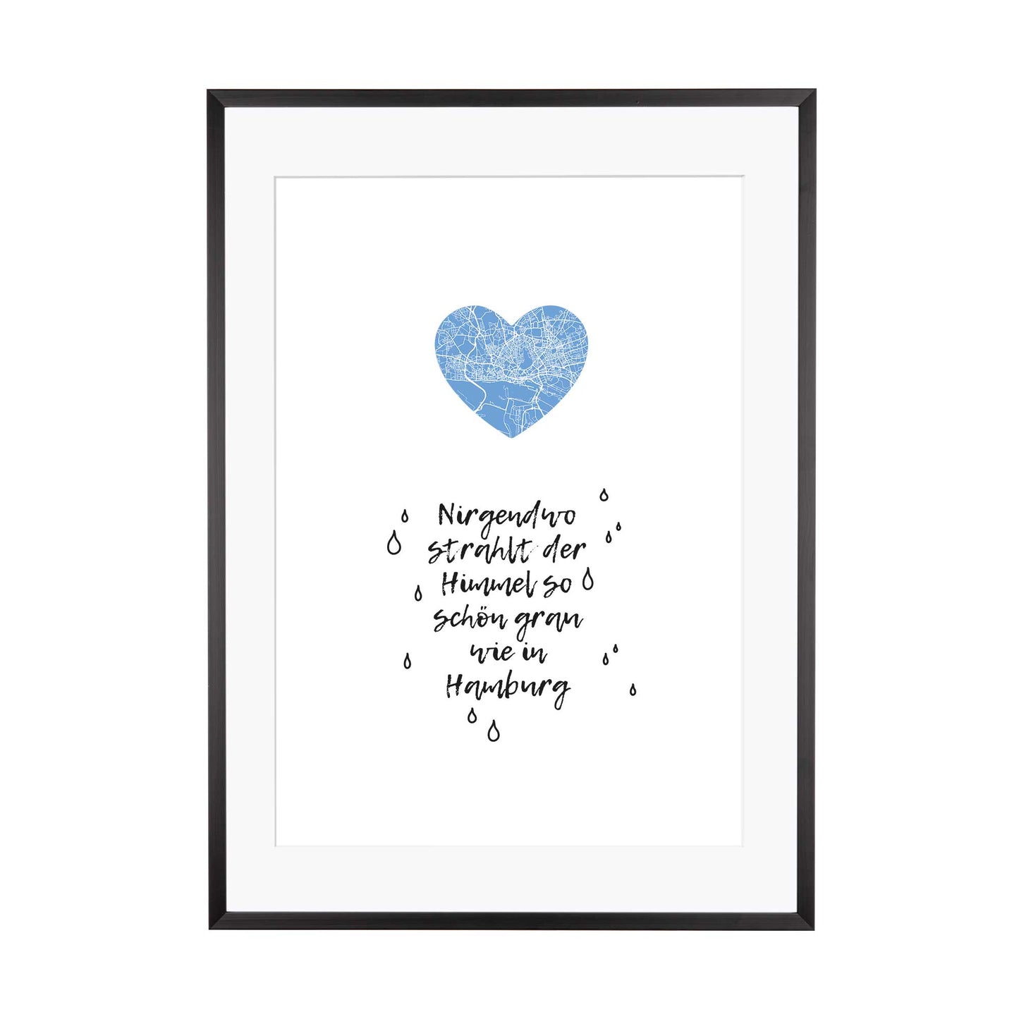 Art Print | Nirgendwo strahlt der Himmel so schön grau