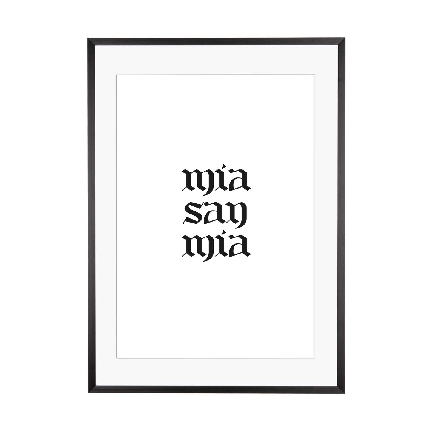 Art Print | Mia san mia