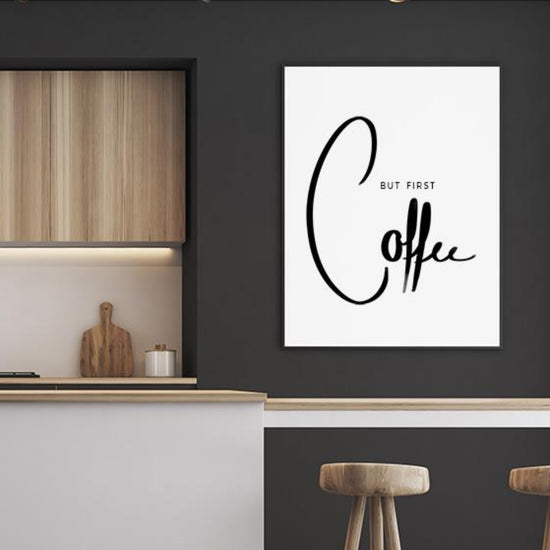 Laden Sie das Bild in den Galerie-Viewer, Art Print | But first Coffee

