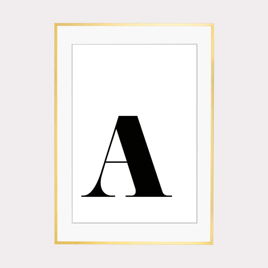 Print personalisierbar| Buchstabe "A" - Alphabet Color