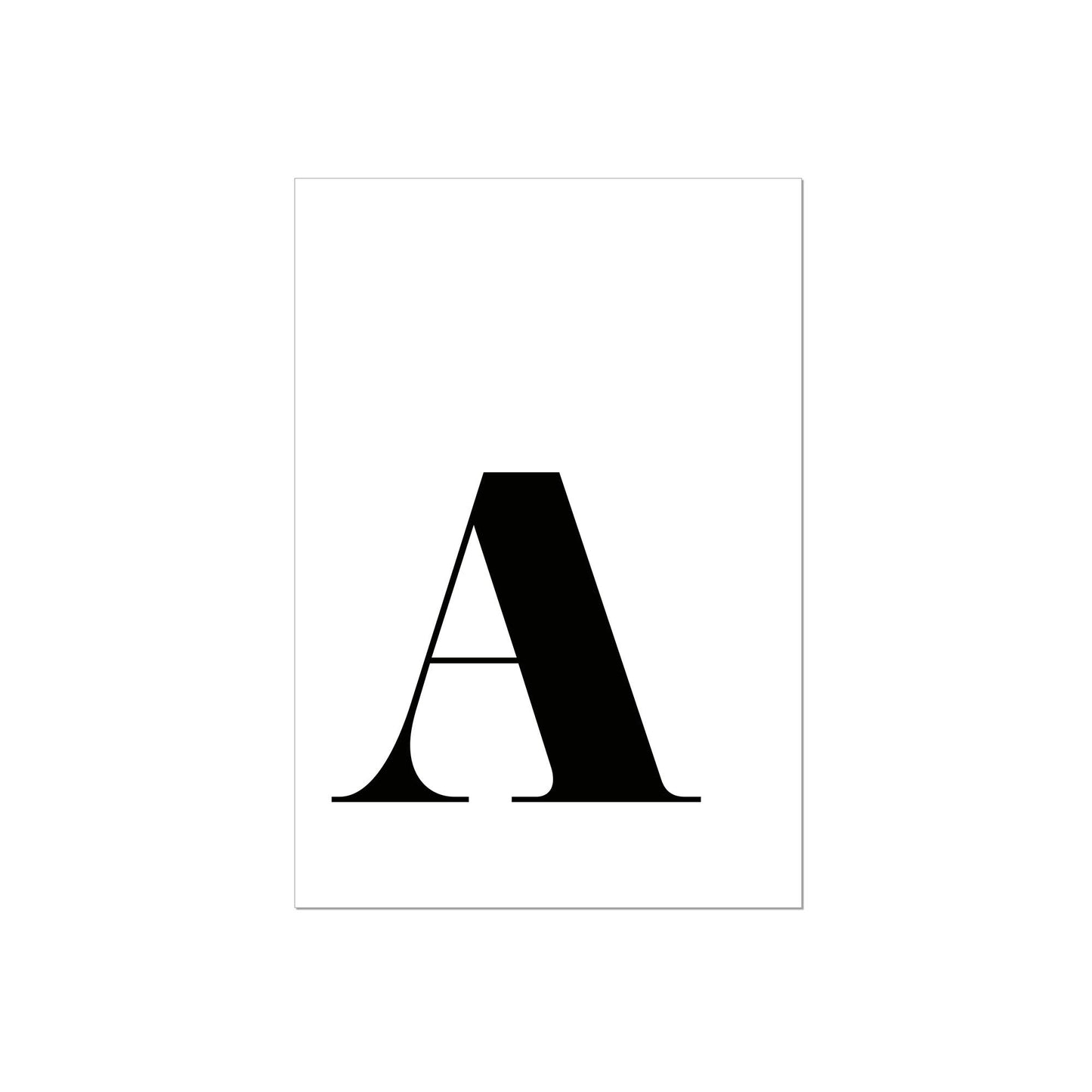 Print personalisierbar| Buchstabe "A" - Alphabet Color