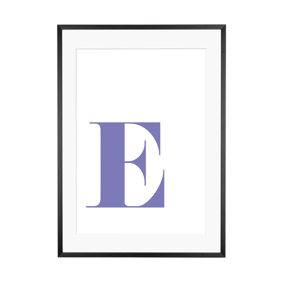 Print personalisierbar| Buchstabe "E" - Alphabet Color