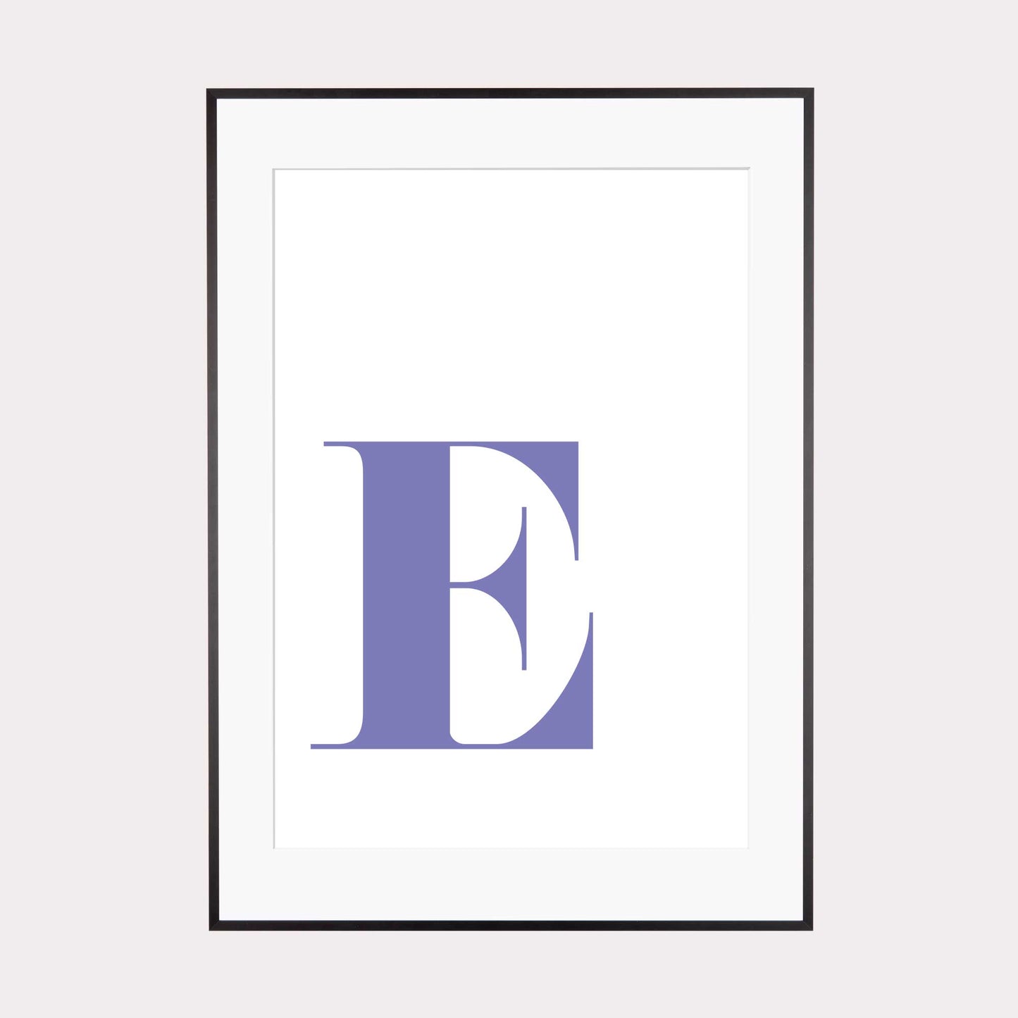 Print personalisierbar| Buchstabe "E" - Alphabet Color
