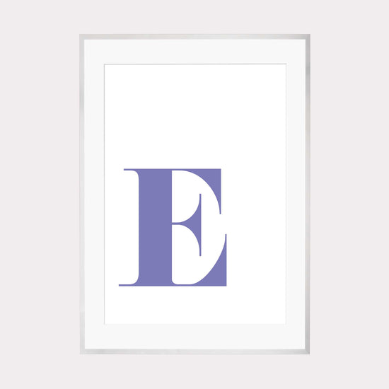 Print personalisierbar| Buchstabe "E" - Alphabet Color