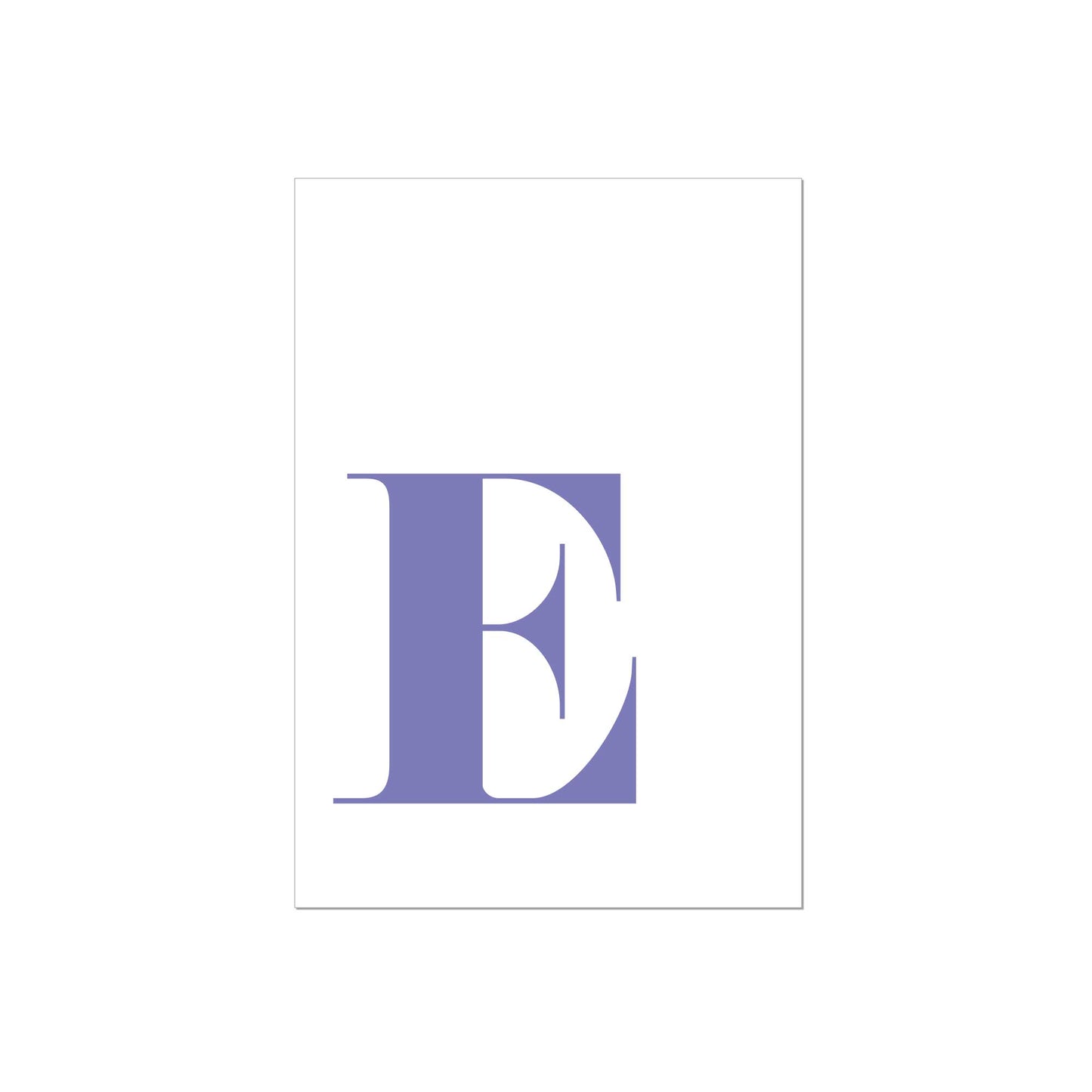 Print personalisierbar| Buchstabe "E" - Alphabet Color