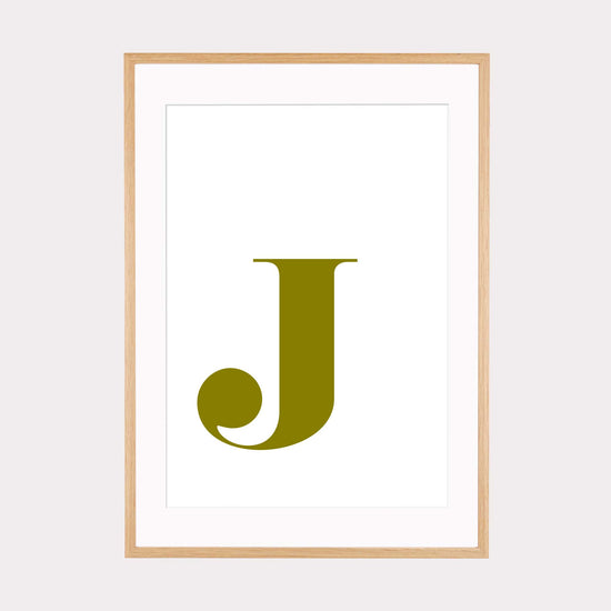 Print personalisierbar| Buchstabe "J" - Alphabet Color