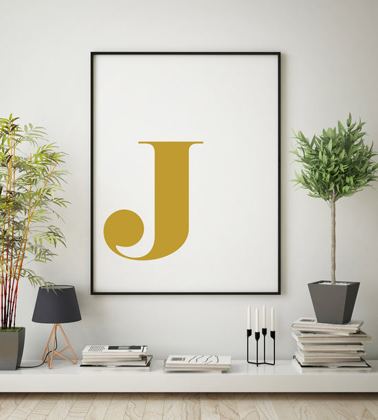 Print personalisierbar| Buchstabe "J" - Alphabet Color