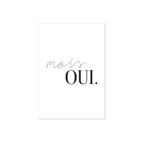 Art Print | Mais Oui