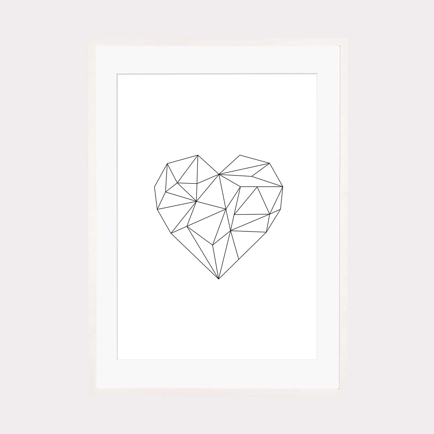 Art Print | Origami Herz