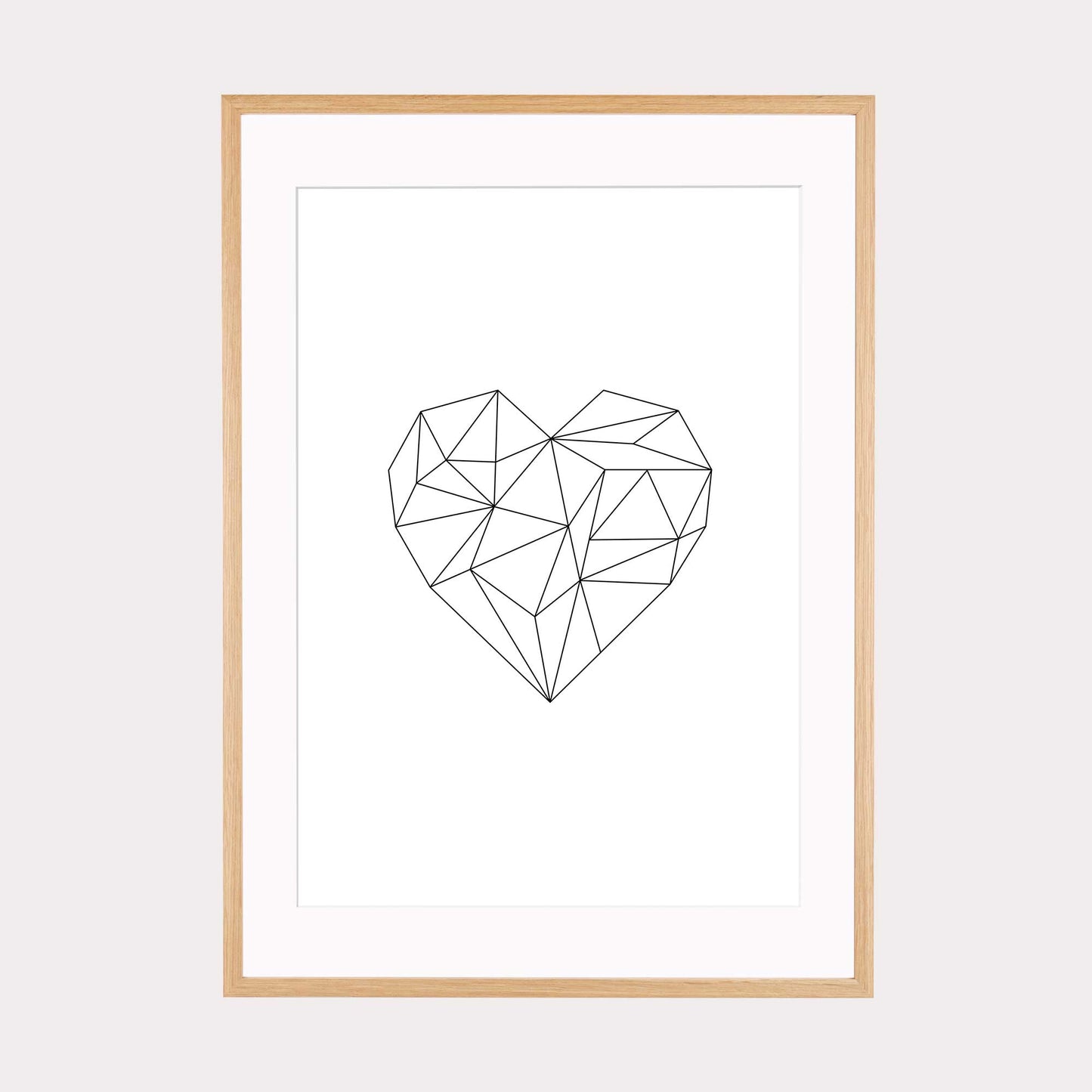 Art Print | Origami Herz