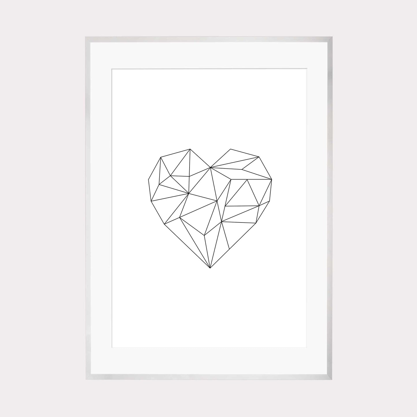 Art Print | Origami Herz