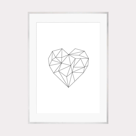 Art Print | Origami Herz