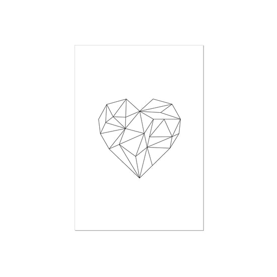 Art Print | Origami Herz