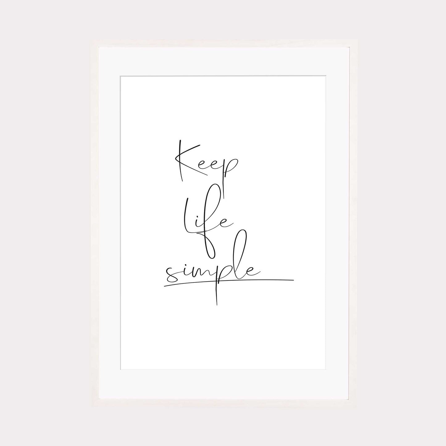 Laden Sie das Bild in den Galerie-Viewer, Art Print |  Keep life simple
