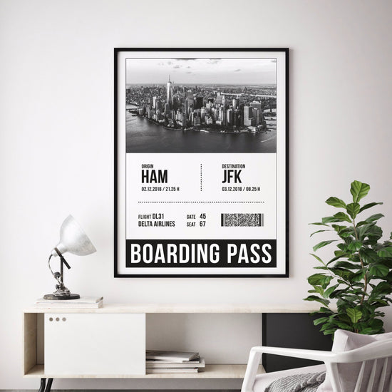 Boarding Pass Poster