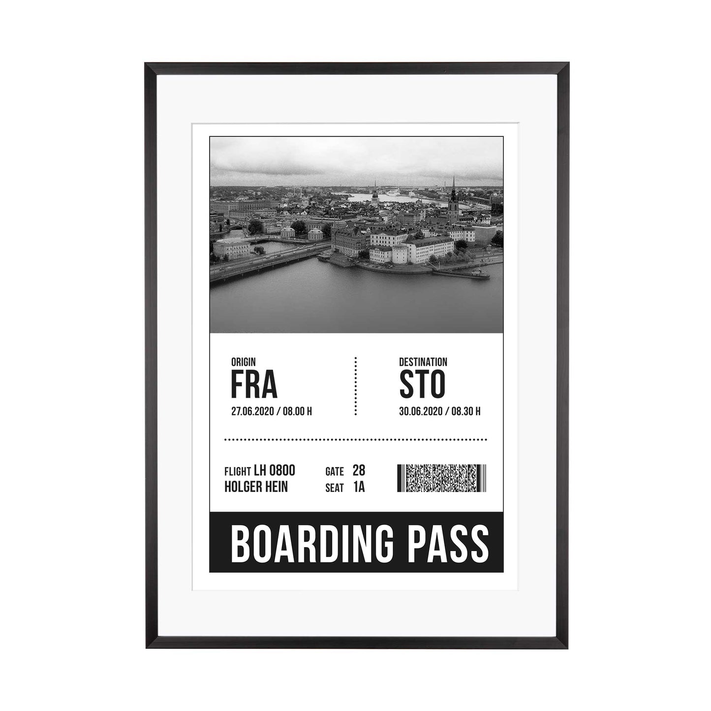 Foto Print | Boarding Pass