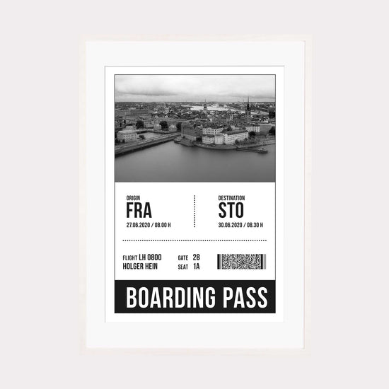 Foto Print | Boarding Pass