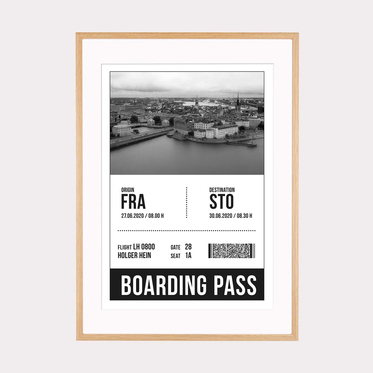 Foto Print | Boarding Pass