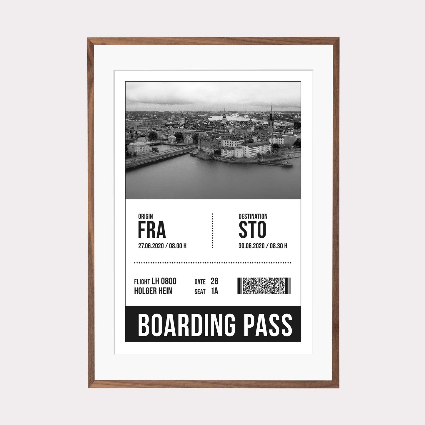 Foto Print | Boarding Pass