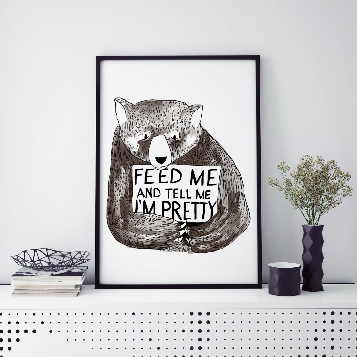 Illustration | Feed me and tell me i*m pretty