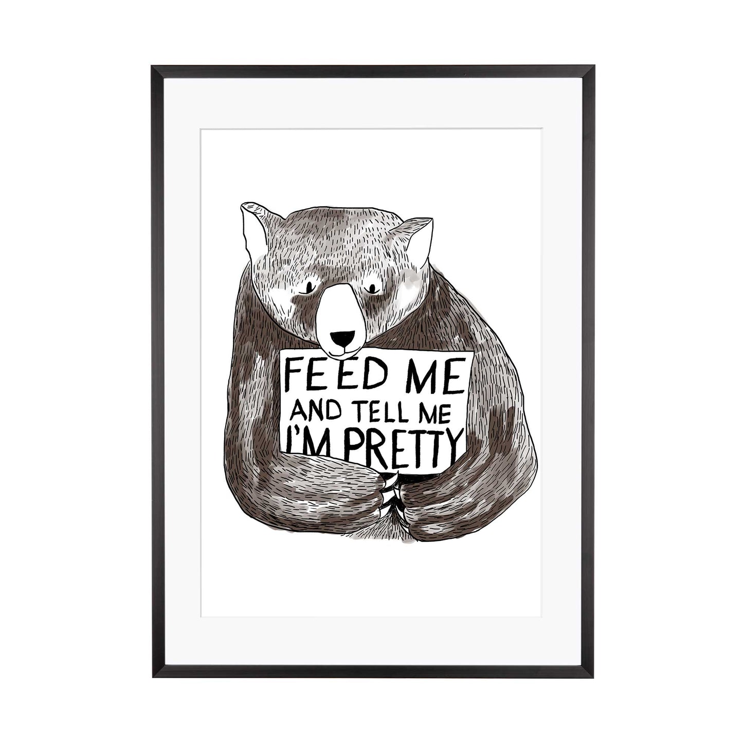 Illustration | Feed me and tell me i*m pretty