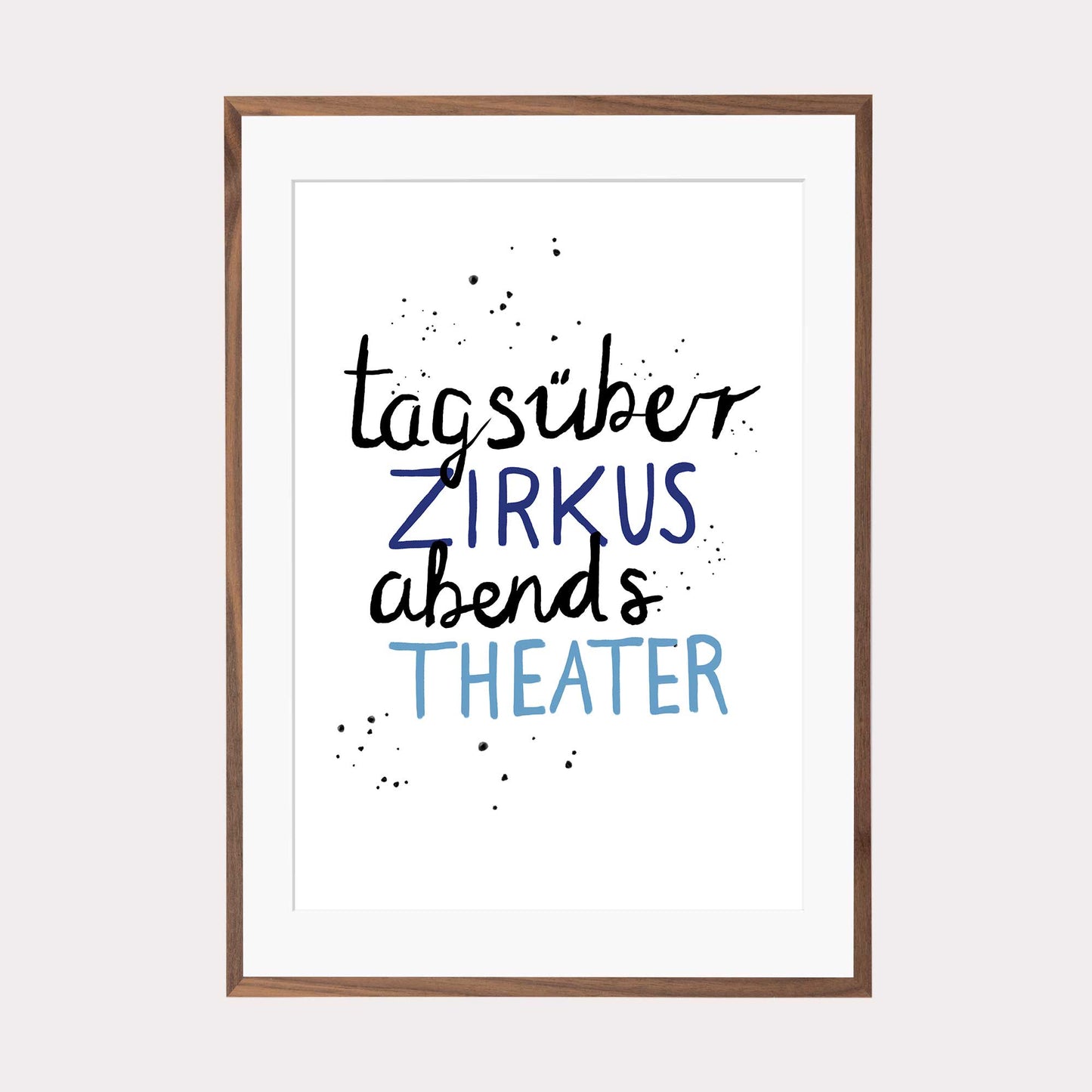 Illustration | Tagsüber Zirkus abends Theater