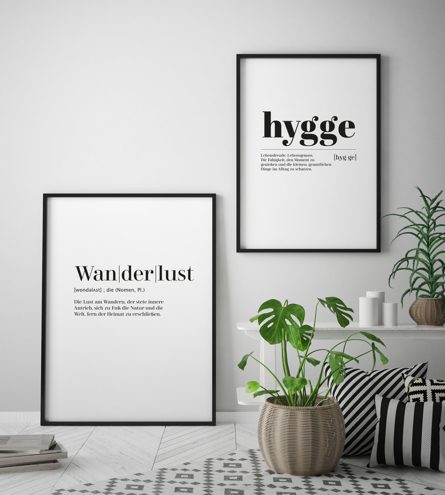 Art Print | Wanderlust - Worterklärung Definition à la Duden