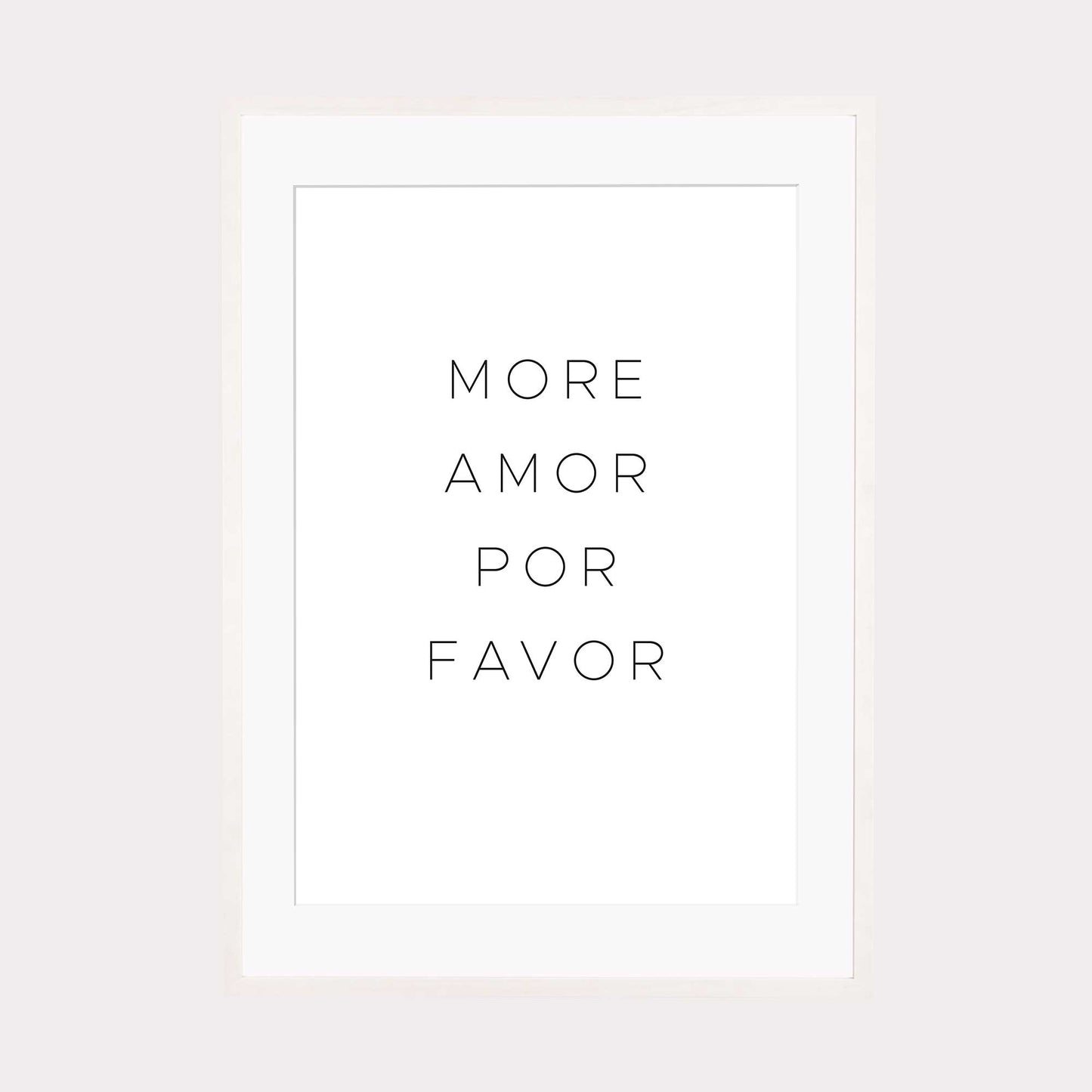 Art Print | more amor por favor