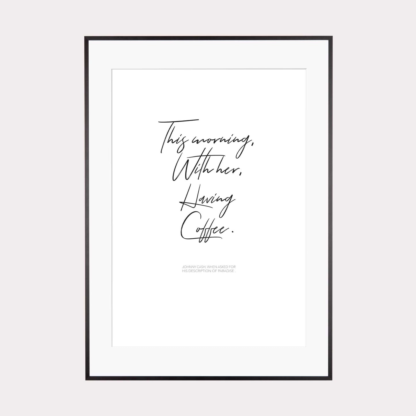 Art Print | This Morning with her...