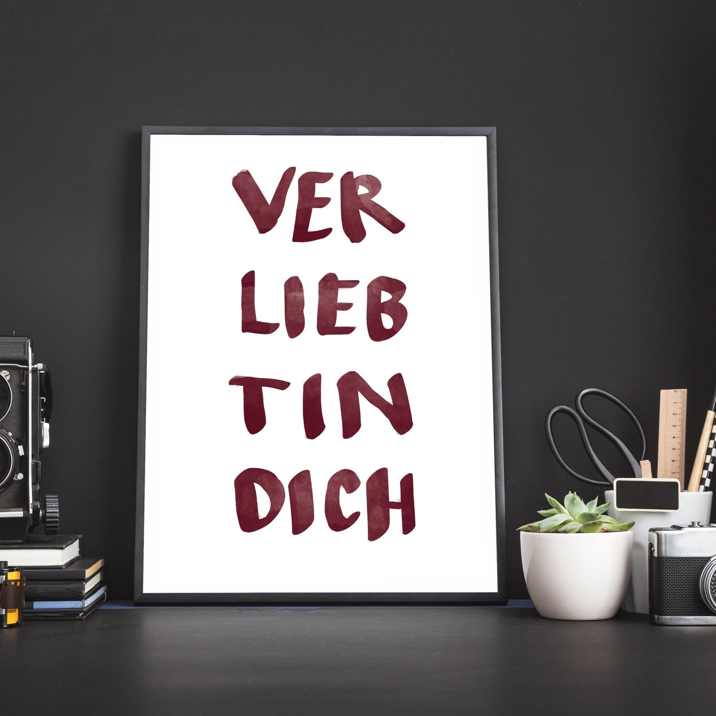 Art Print | Verliebt in dich