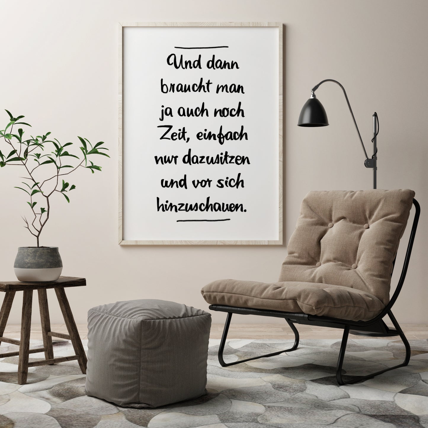 Art Print | Und dann braucht man ja auch noch Zeit