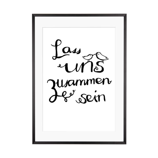 Illustration | Lass uns zusammen sein