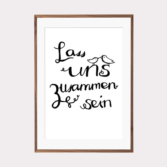 Illustration | Lass uns zusammen sein