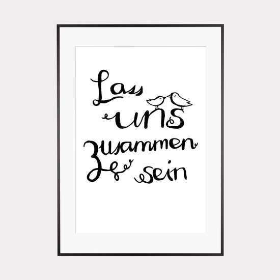 Illustration | Lass uns zusammen sein