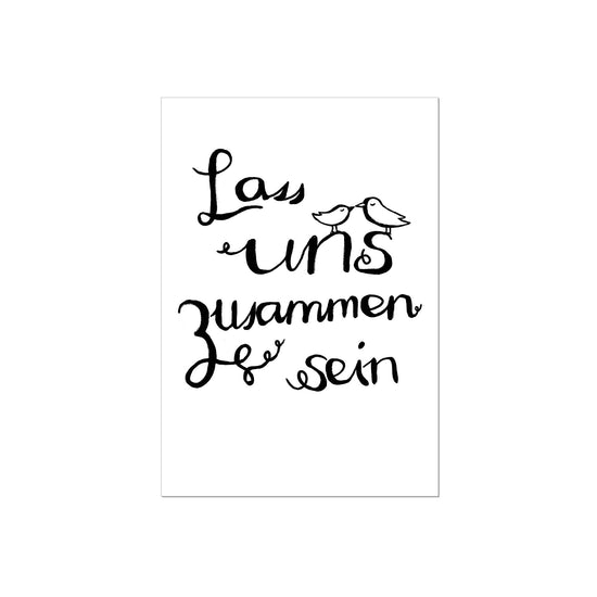 Illustration | Lass uns zusammen sein