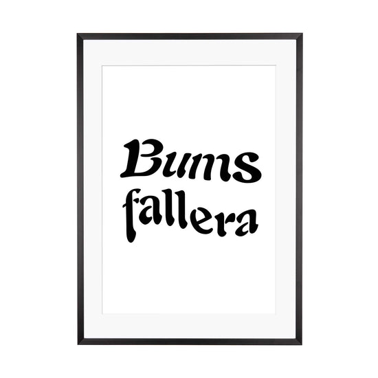 Art Print | Bumsfallera