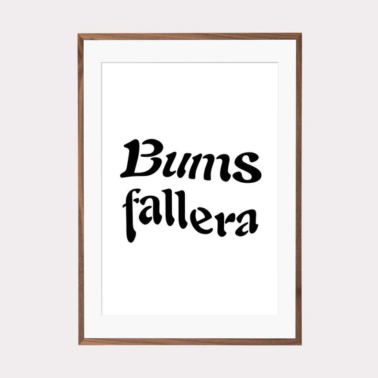 Art Print | Bumsfallera