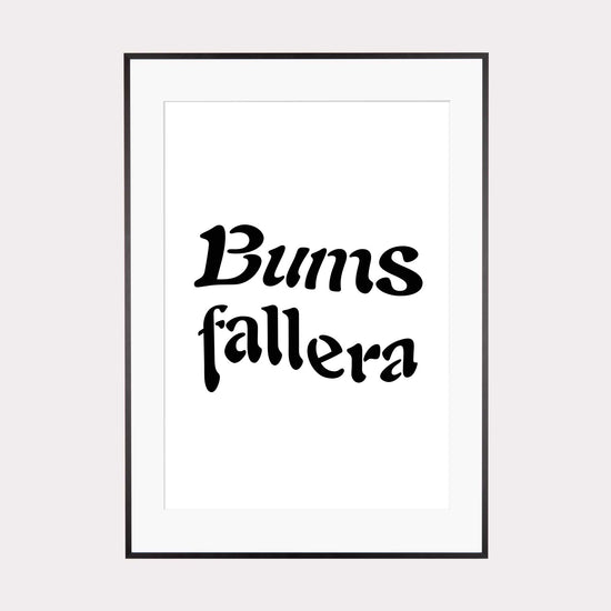 Art Print | Bumsfallera