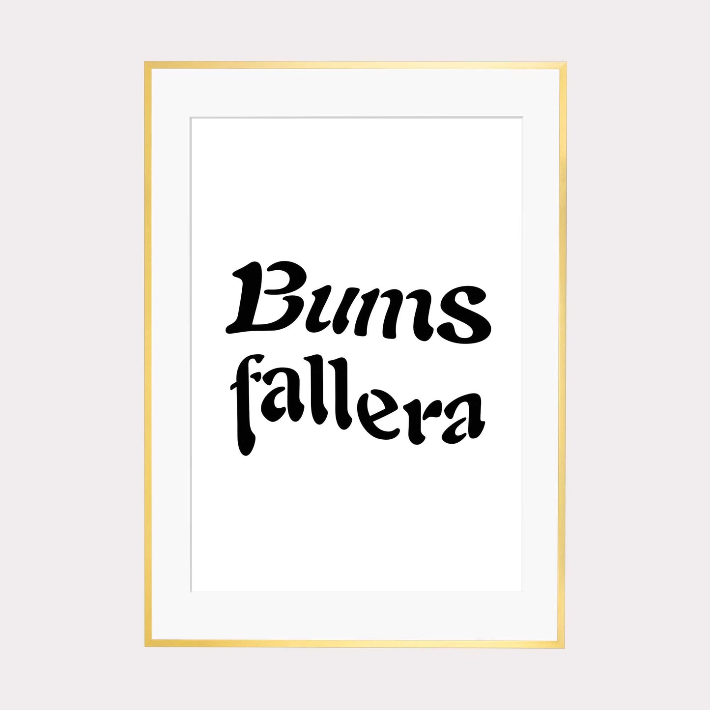 Art Print | Bumsfallera