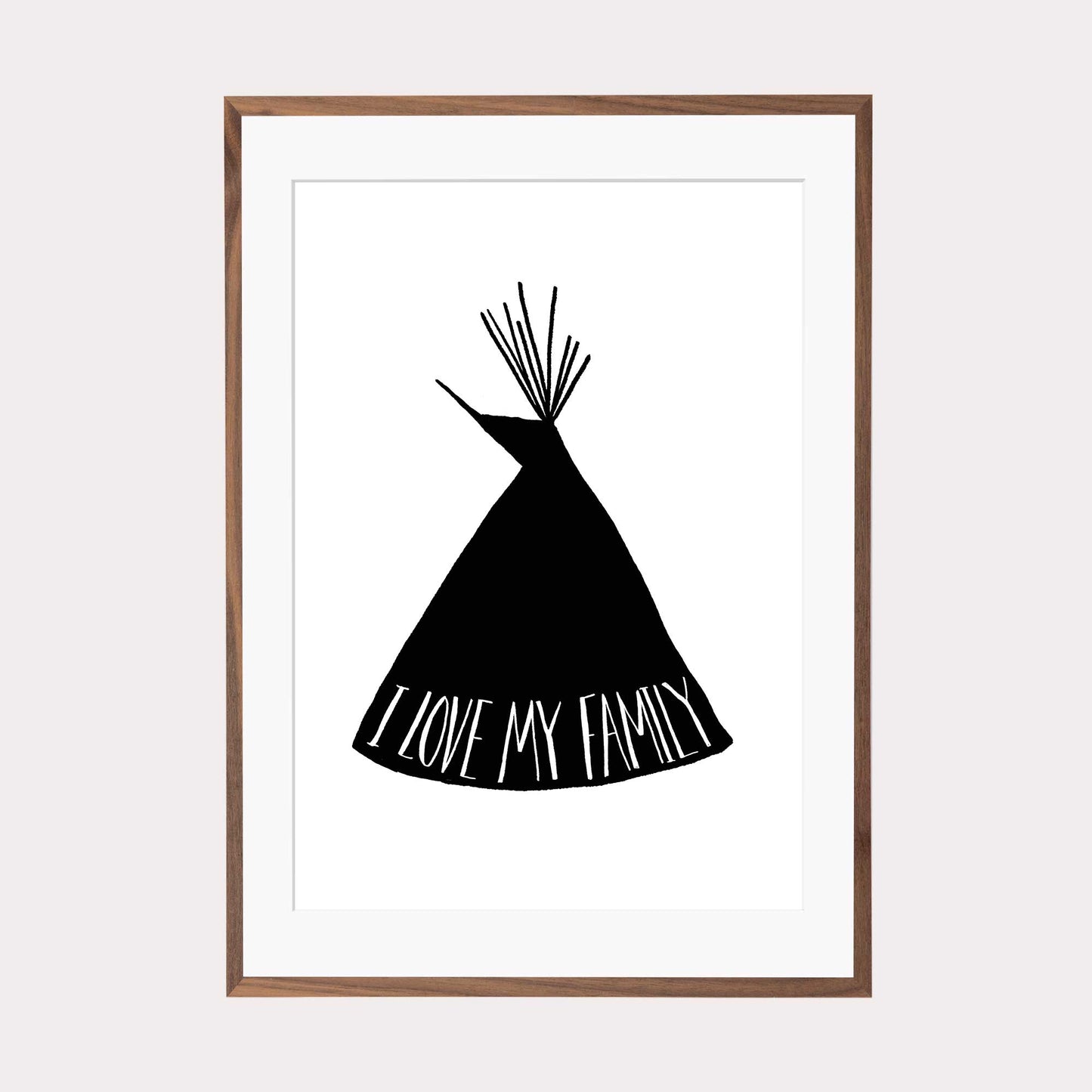 Illustration Bild Kinderzimmer | I love my Family