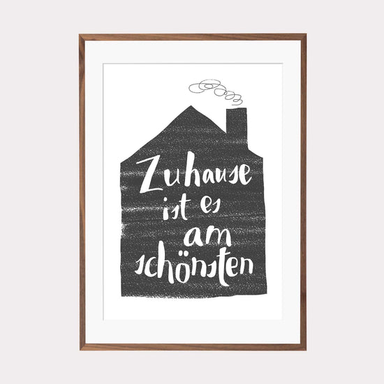 Art Print | Zuhause ist es am schönsten