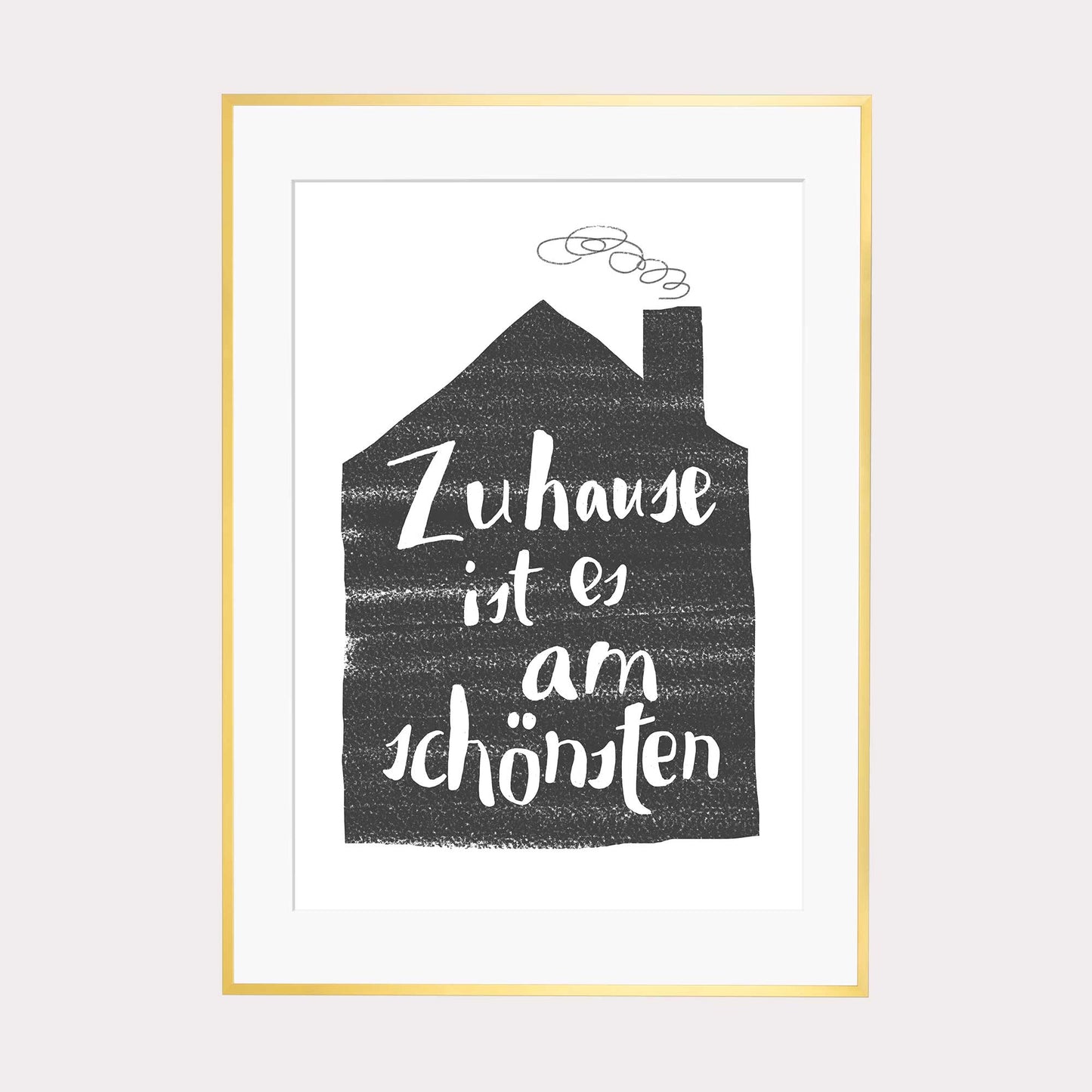 Art Print | Zuhause ist es am schönsten