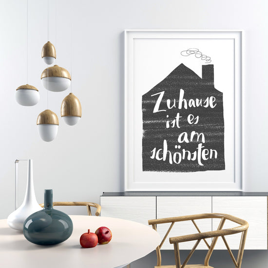 Art Print | Zuhause ist es am schönsten